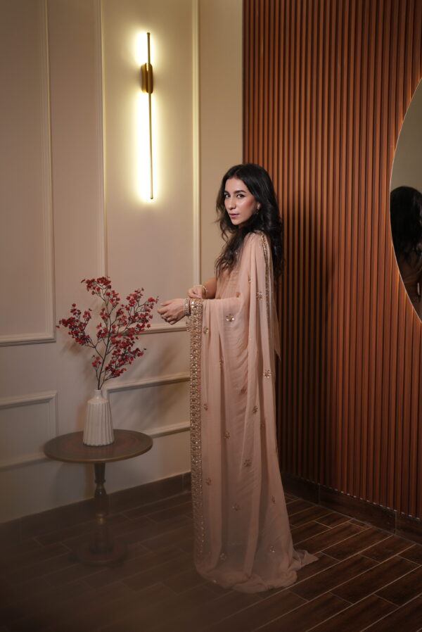 Gold Double Border Saree SSDB-0014